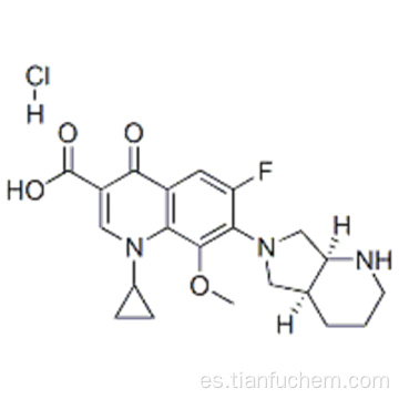 Clorhidrato de moxifloxacina CAS 186826-86-8